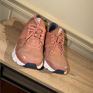 On Running Coral Athletic Sneakers